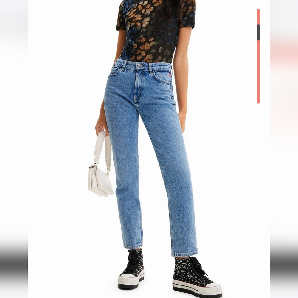 NWT Desigual Straight Jeans